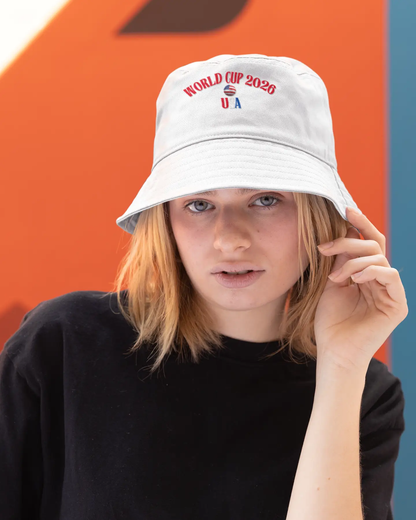World Cup 2026 USA Embroidered Bucket Hat by Printify