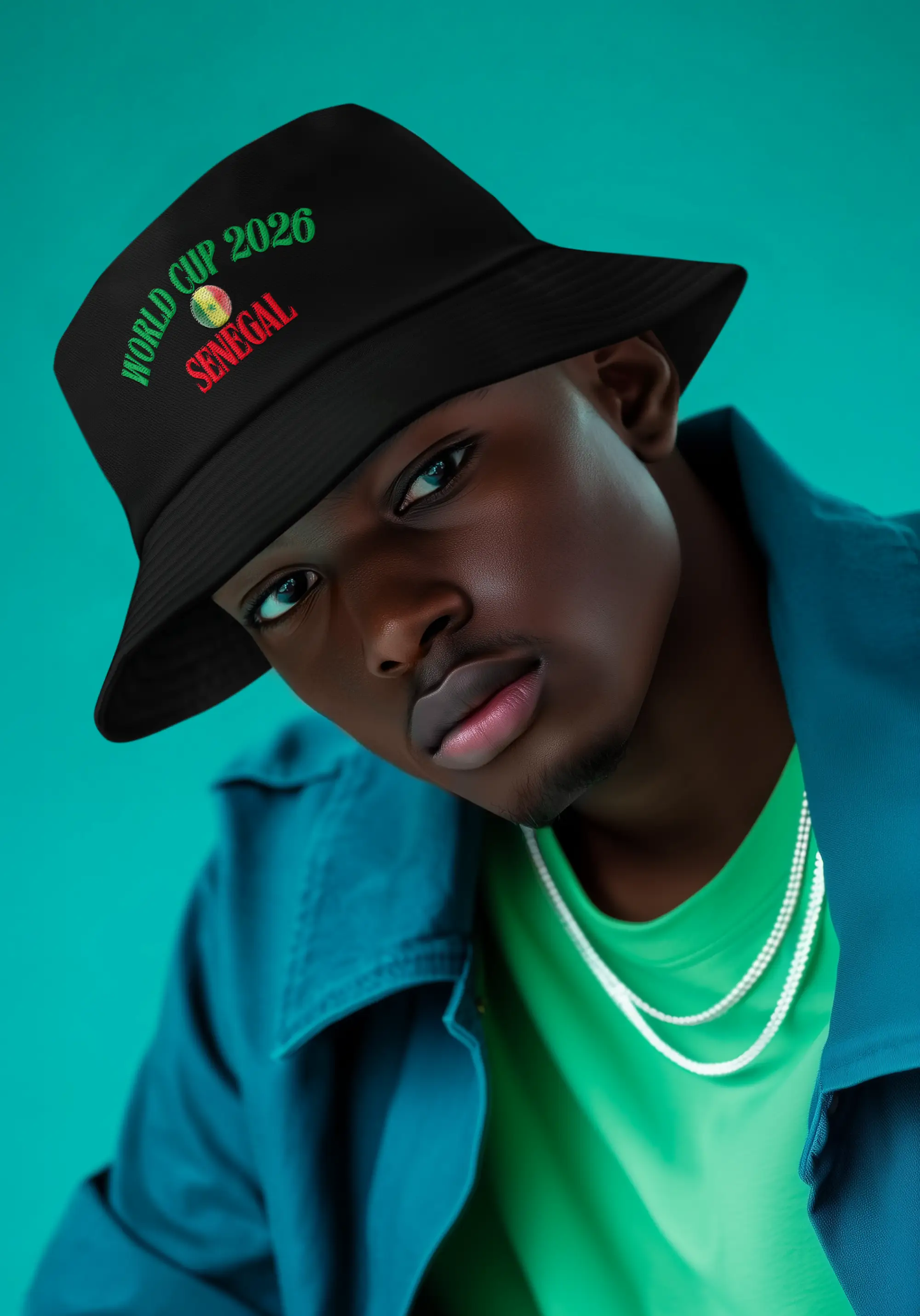 Senegal World Cup 2026 Embroidered Bucket Hat by Printify