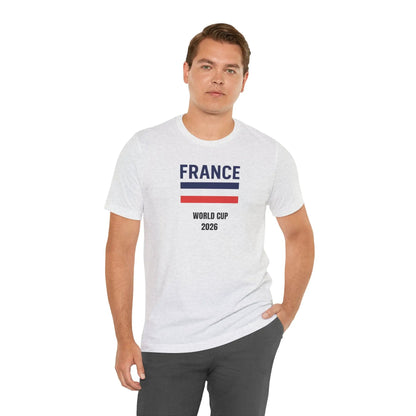France World Cup 2026 Unisex Cotton Crew Tee by Printify