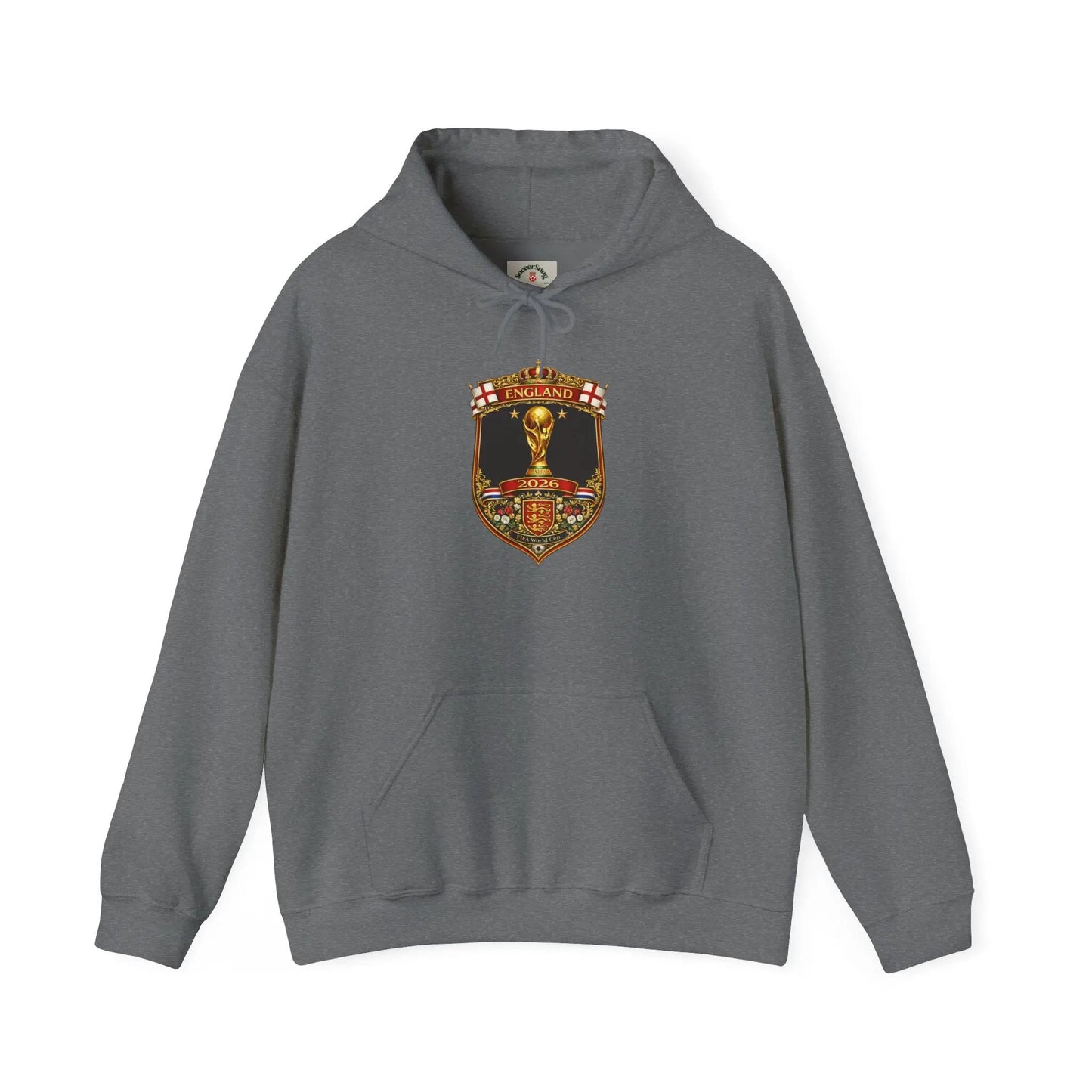 England World Cup Hooded Sweatshirt by Printify