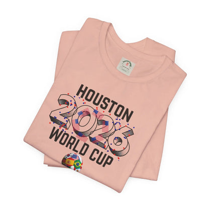 Houston World Cup 2026 Host Unisex Cotton Crew Tee by Printify