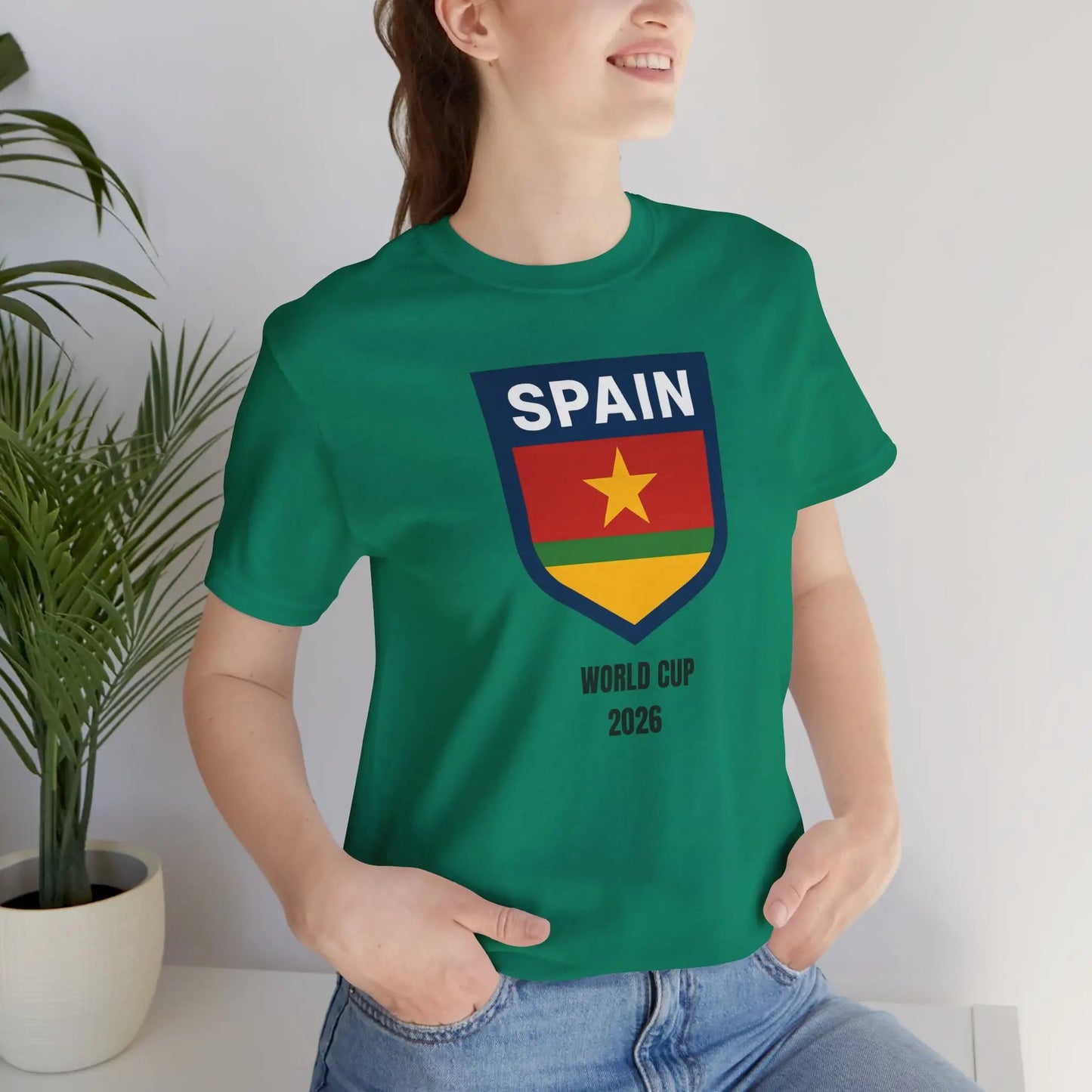 Spain World Cup 2026 Unisex Cotton Crew Tee by Printify