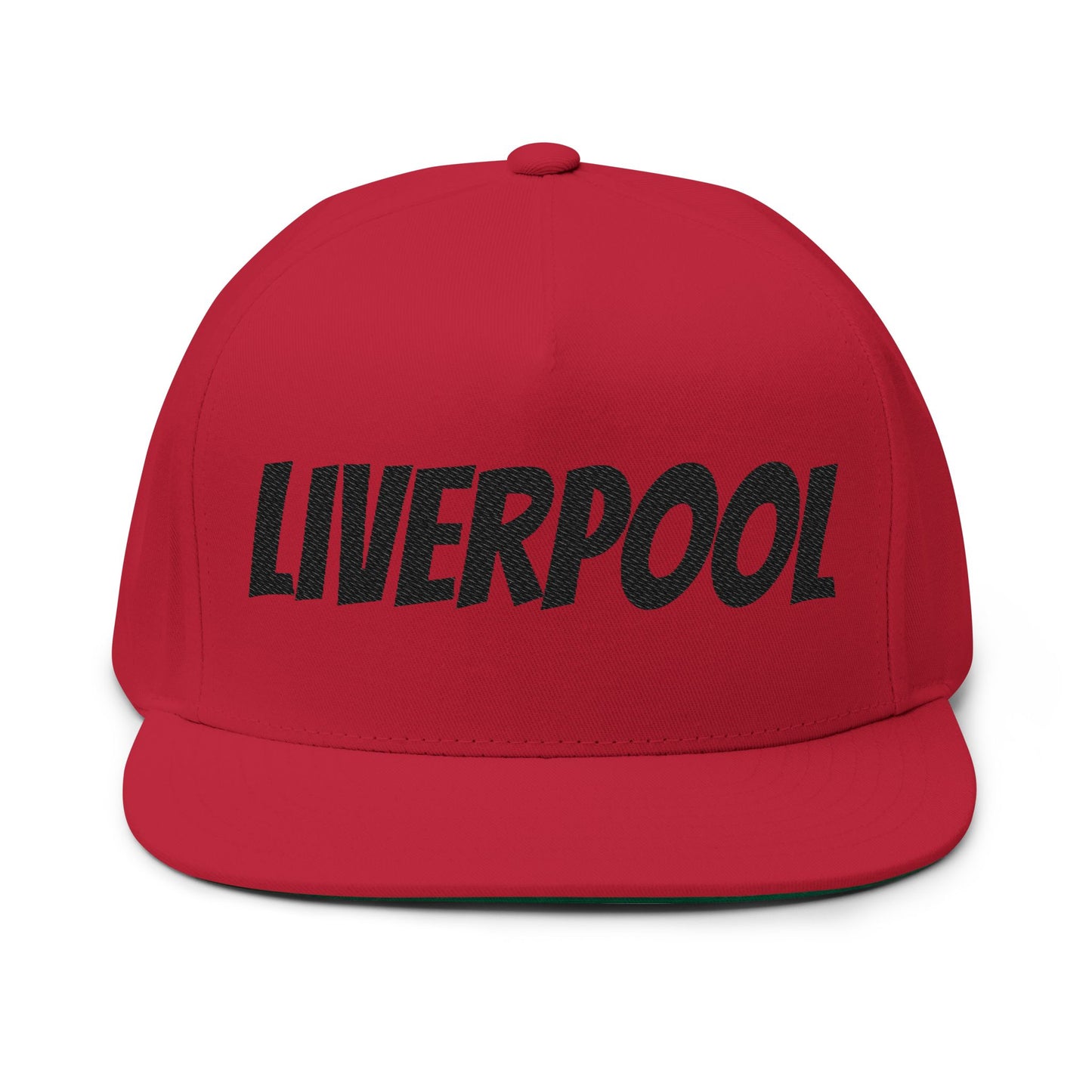 Liverpool Embroidered Flat Bill Cap — Bold Streetwear Snapback Hat