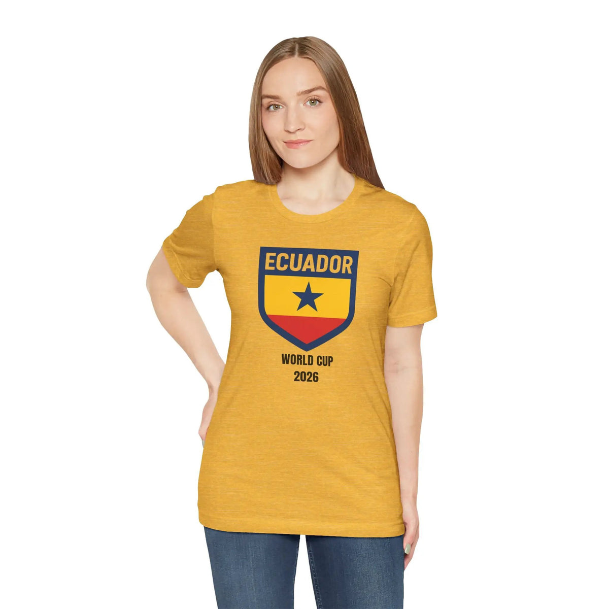 Ecuador World Cup 2026 Unisex Cotton Crew Tee by Printify