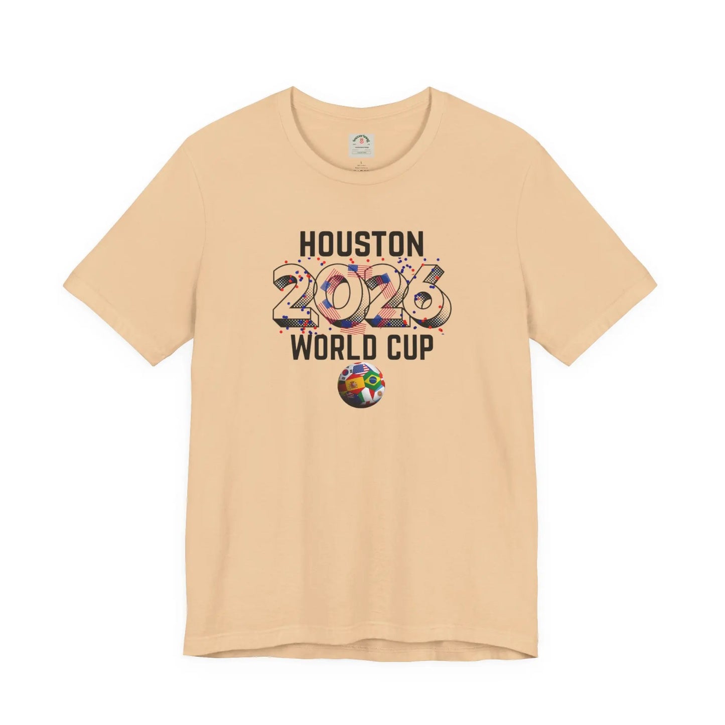 Houston World Cup 2026 Host Unisex Cotton Crew Tee by Printify