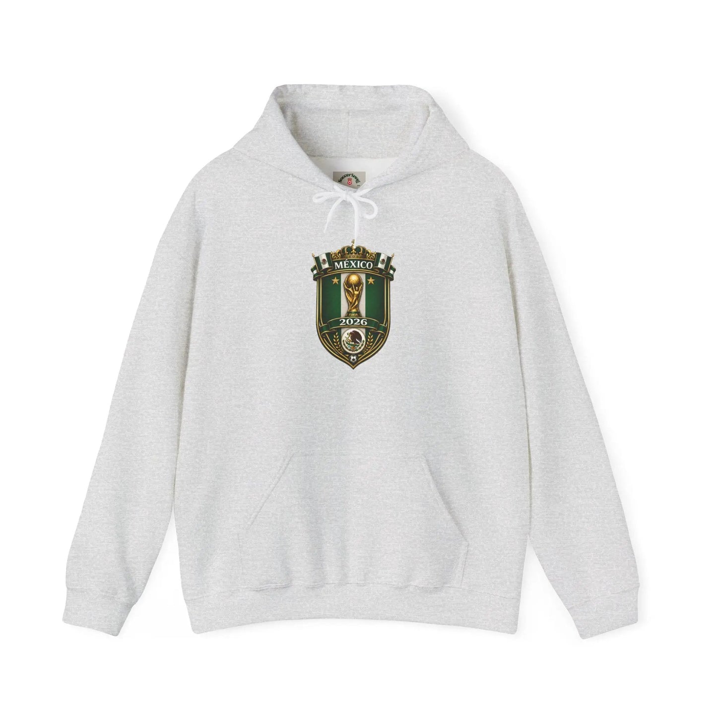 Mexico World Cup Slytherin Crest Hoodie – Hogwarts House Green Shield Pullover by Printify