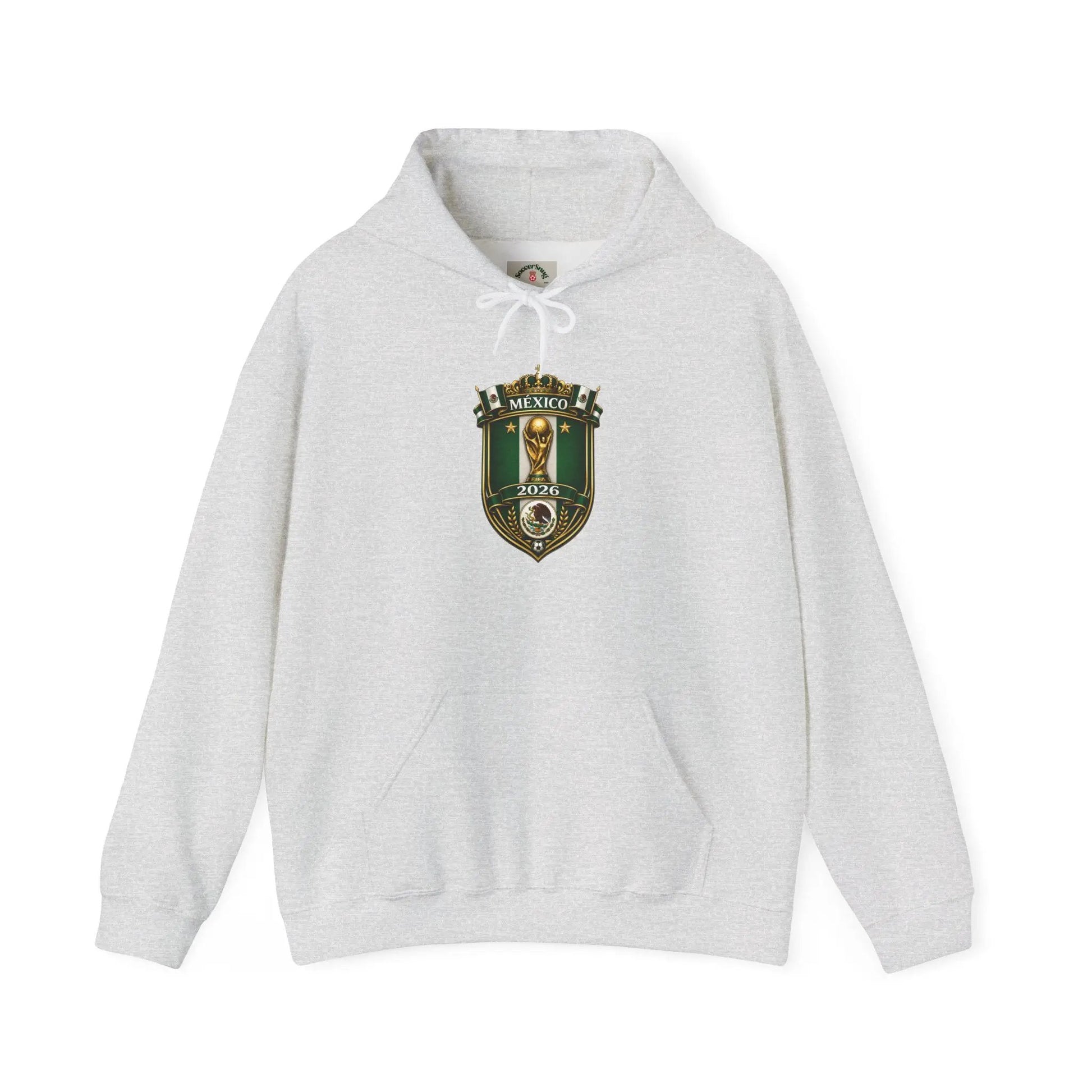 Mexico World Cup Slytherin Crest Hoodie – Hogwarts House Green Shield Pullover by Printify