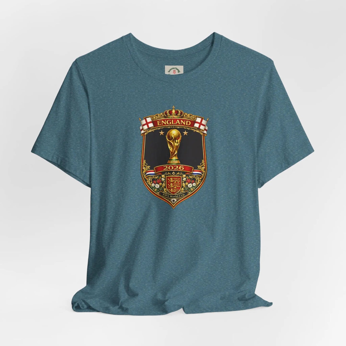 England World Cup 2026 Unisex Cotton Crew Tee by Printify