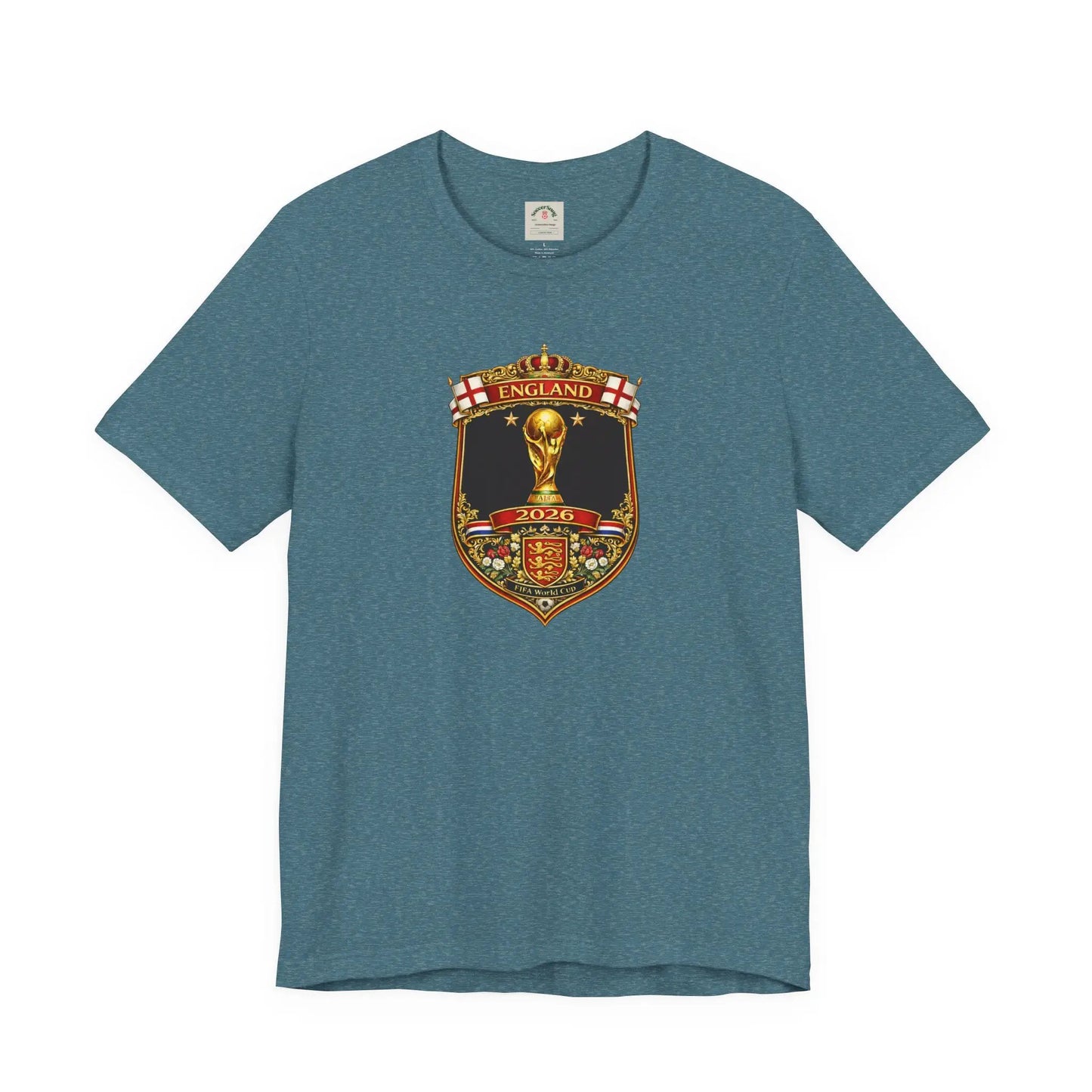 England World Cup 2026 Unisex Cotton Crew Tee by Printify