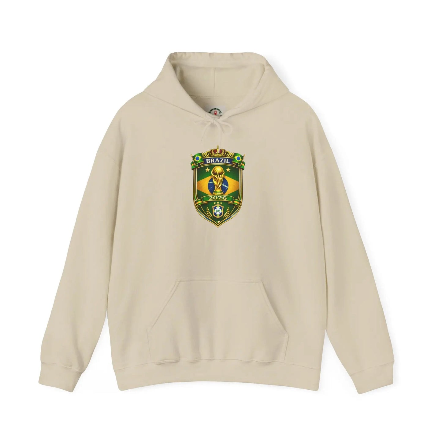 Brazil World Cup 2026 Hooded Sweatshirt by Printify