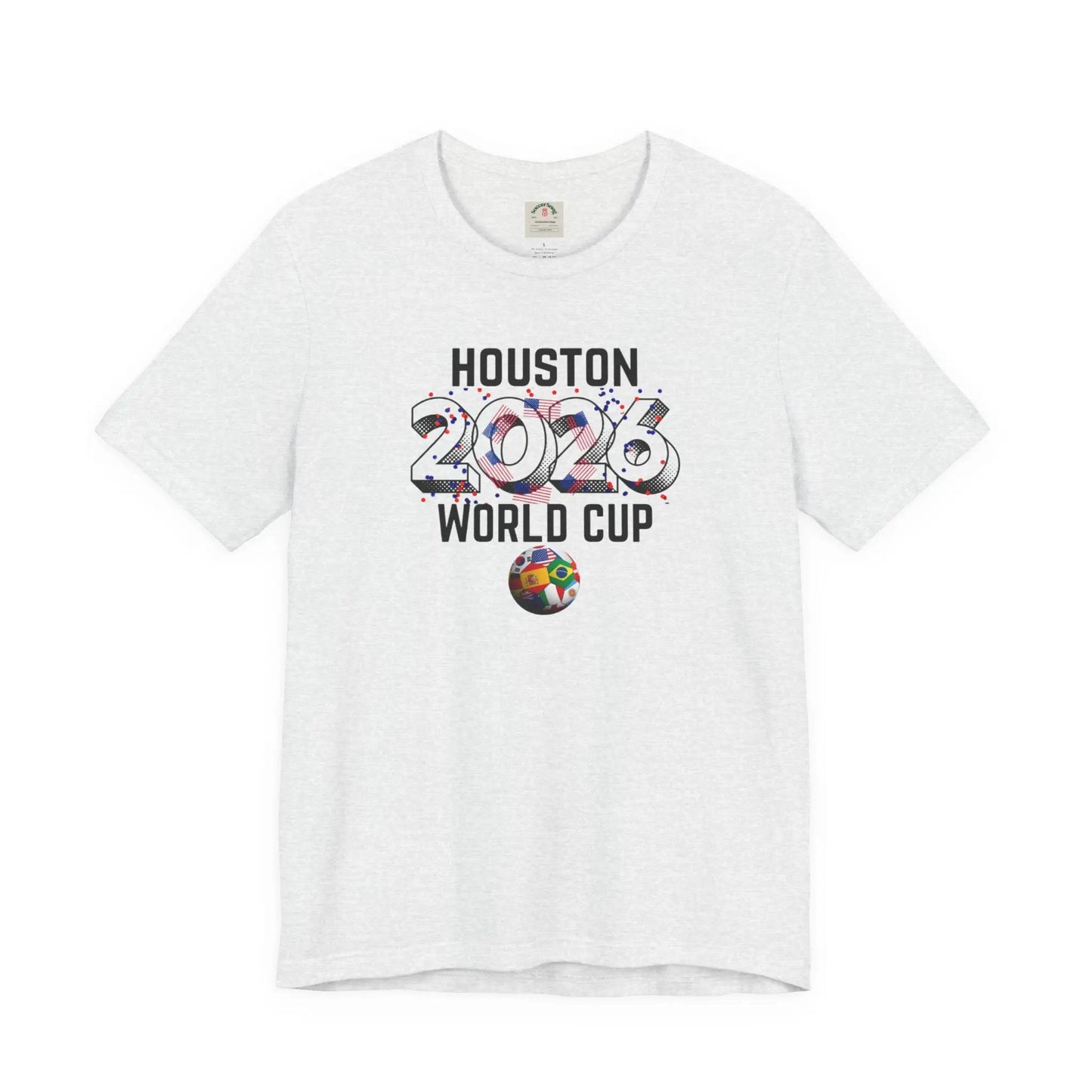 Houston World Cup 2026 Host Unisex Cotton Crew Tee by Printify