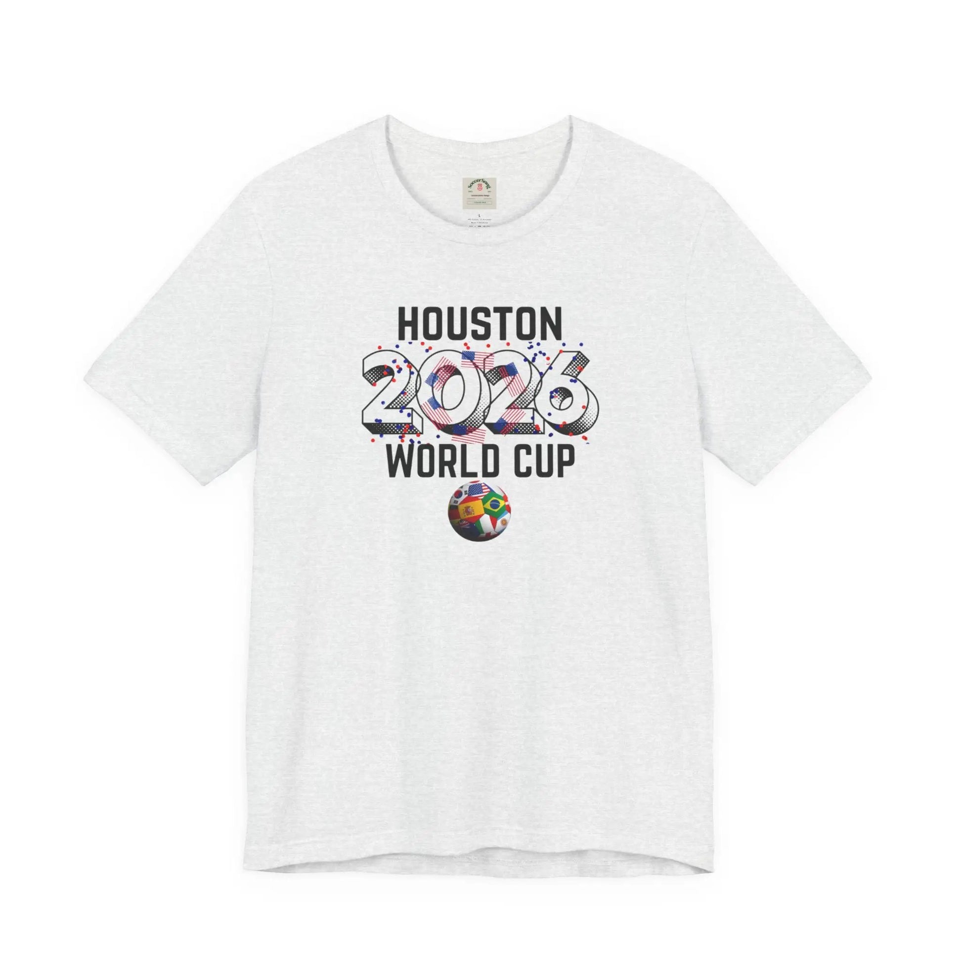 Houston World Cup 2026 Host Unisex Cotton Crew Tee by Printify