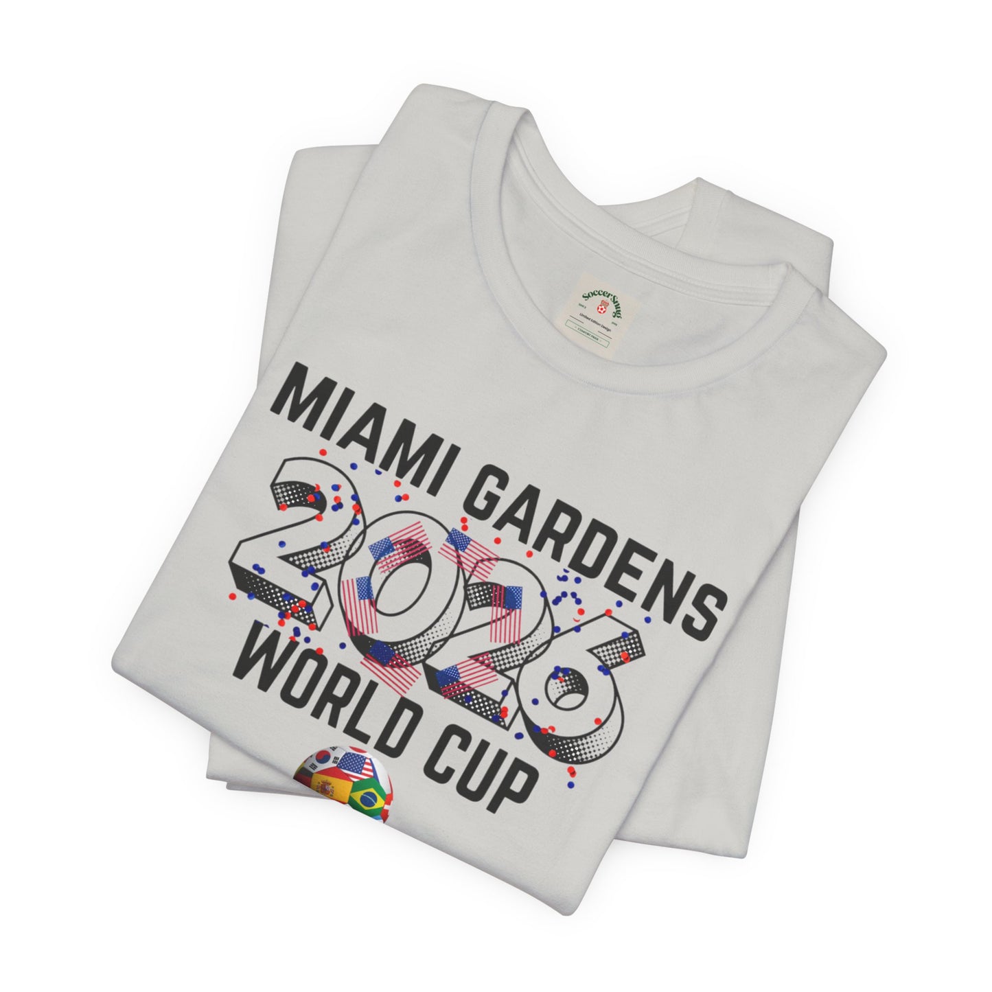 Miami Gardens World Cup Unisex Cotton Crew Tee
