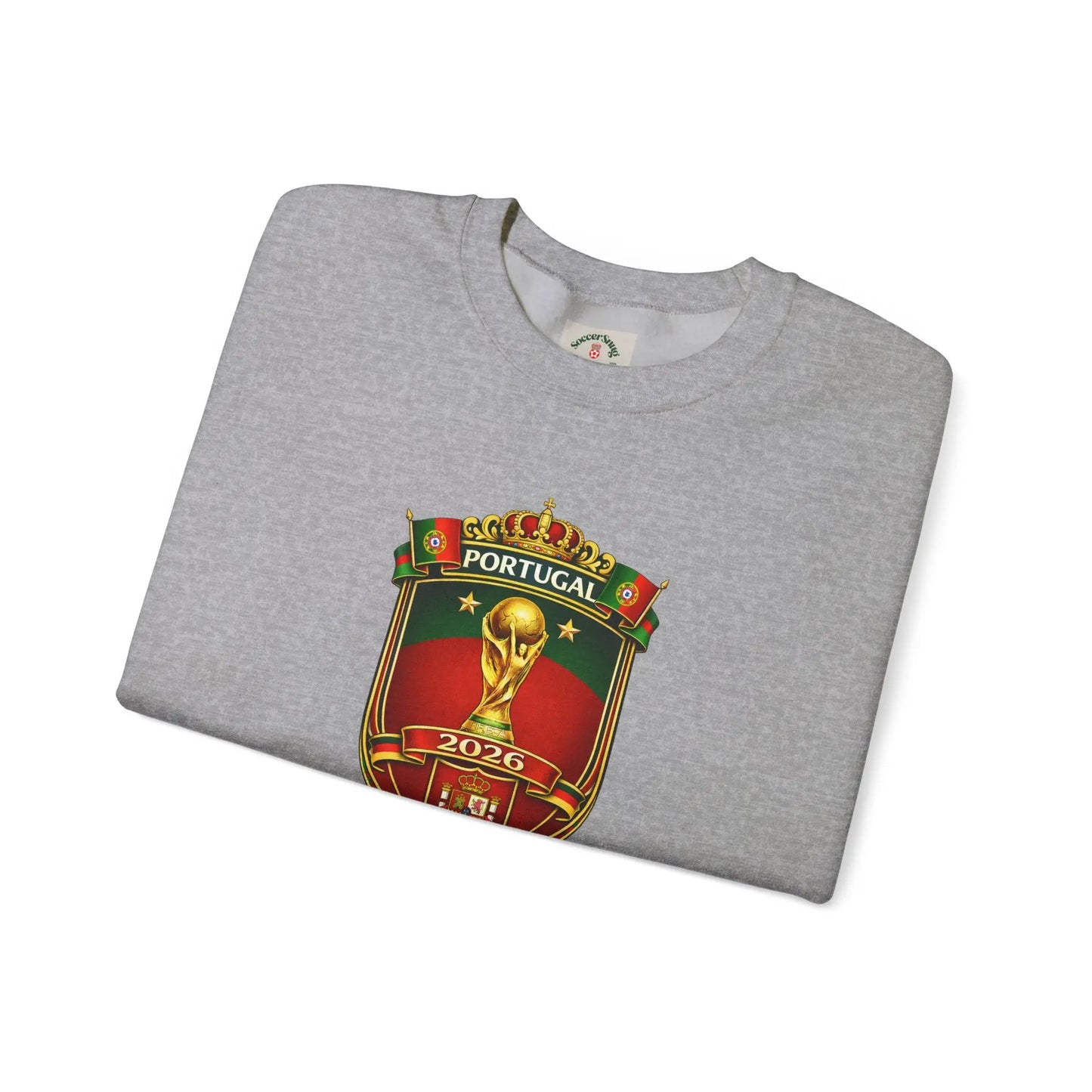 Portugal World Cup 2022 Crest Sweatshirt by Printify
