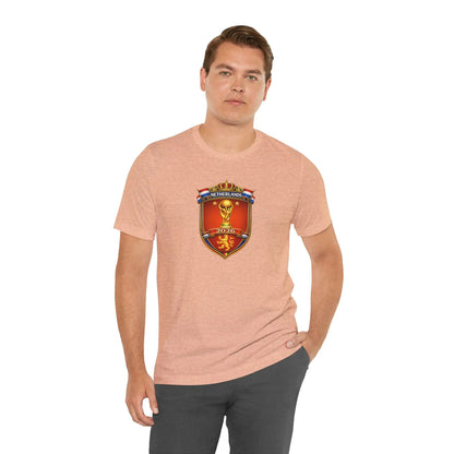 Netherlands World Cup 2026 Soccer Crest T-Shirt by Printify