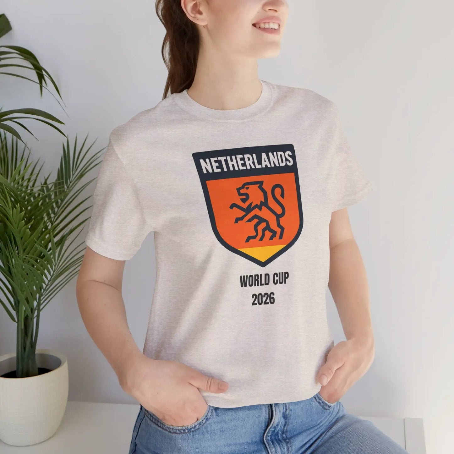 Netherlands World Cup 2026 Unisex Cotton Crew Tee by Printify