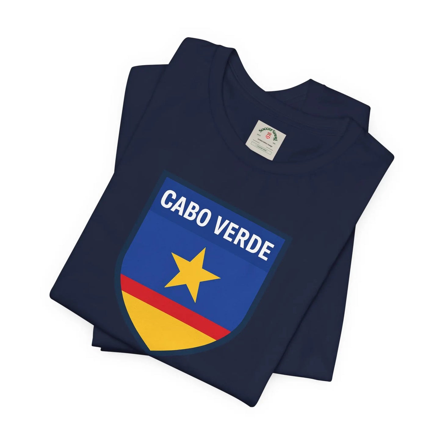 Cabo Verde Shield T‑Shirt — Cape Verde Pride Travel Tee by Printify