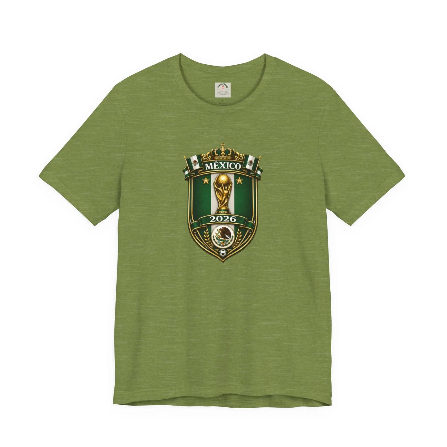 Mexico 2026 World Cup Crest T-Shirt — Soccer Fan Jersey Tee by Printify