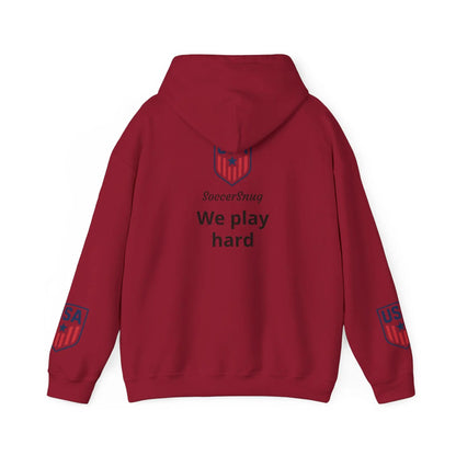 Customizable - SoccerSnug Heavy Blend Hoodie Unisex With Front Pocket Drawcord by Printify