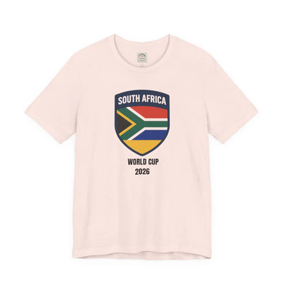 South Africa World Cup 2026 Unisex Cotton Crew Tee by Printify