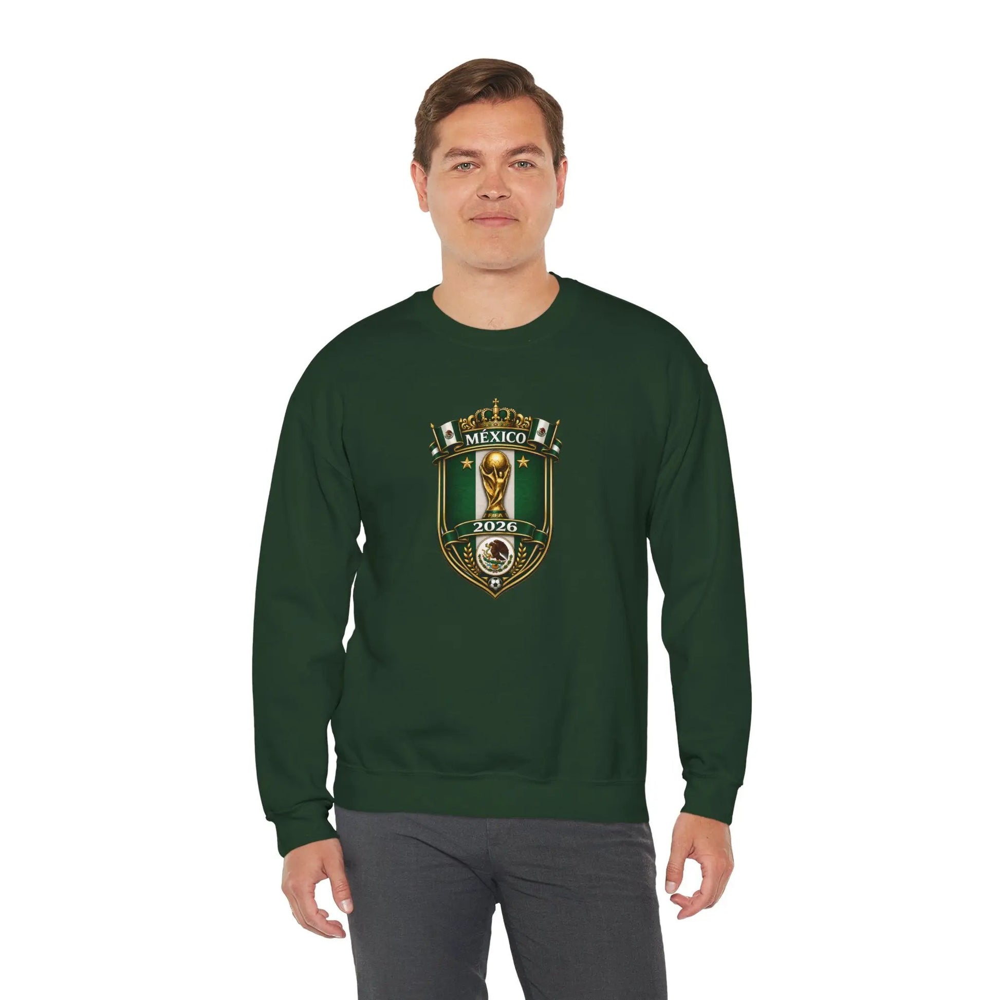 Mexico World Cup 2026 Crewneck Sweatshirt by Printify