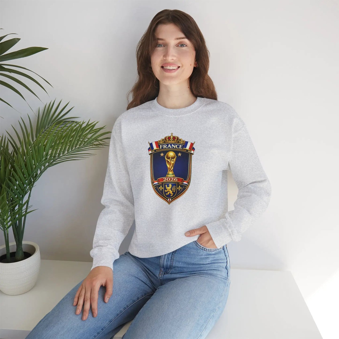 France World Cup Crewneck Sweatshirt by Printify