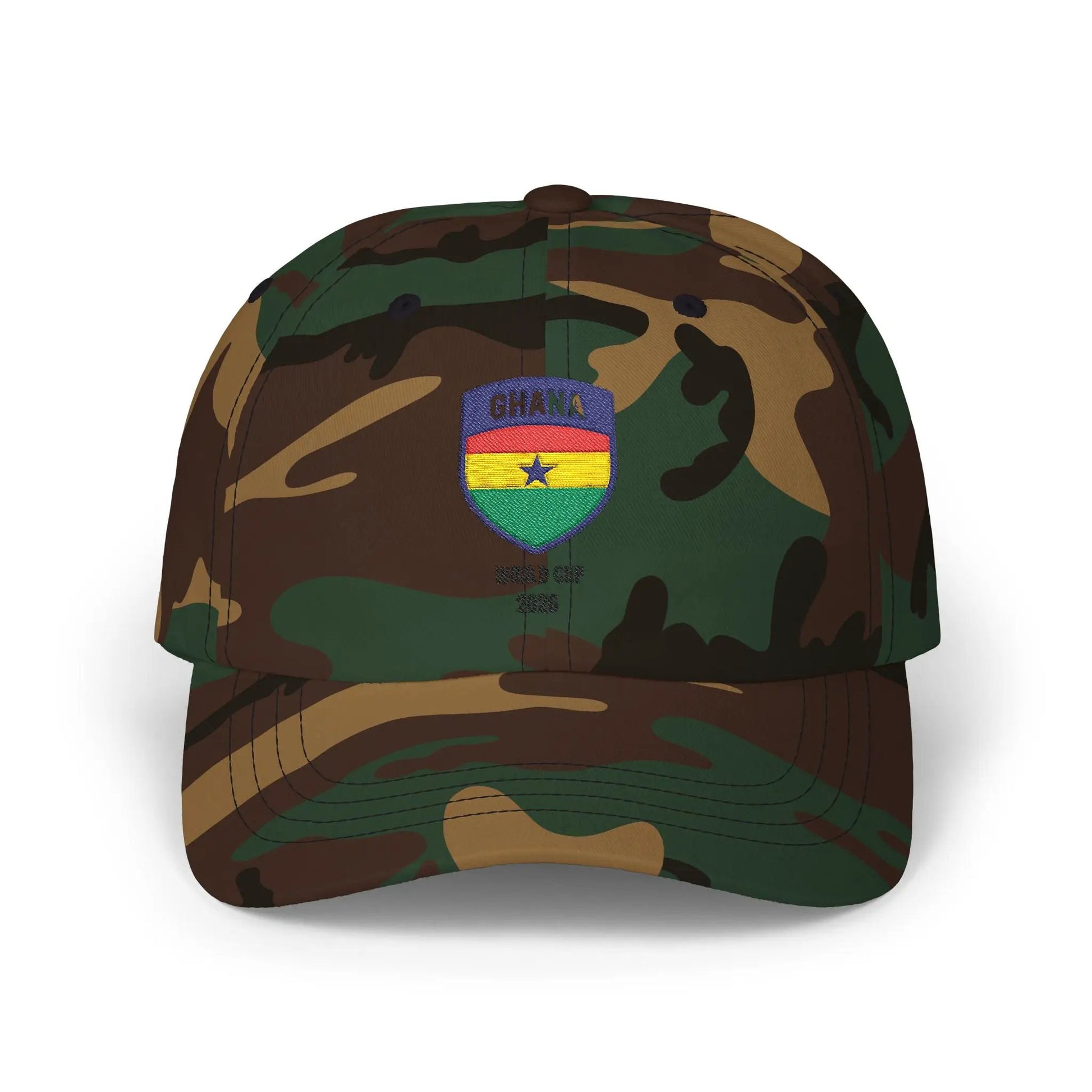 Ghana World Cup 2026 Classic Dad Cap Cotton Breathable Unstructured Fit by Printify