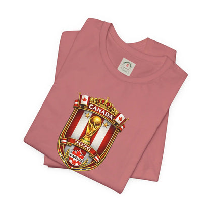 Canada World Cup 2026 Unisex Cotton Crew Soccer Fan Tee by Printify