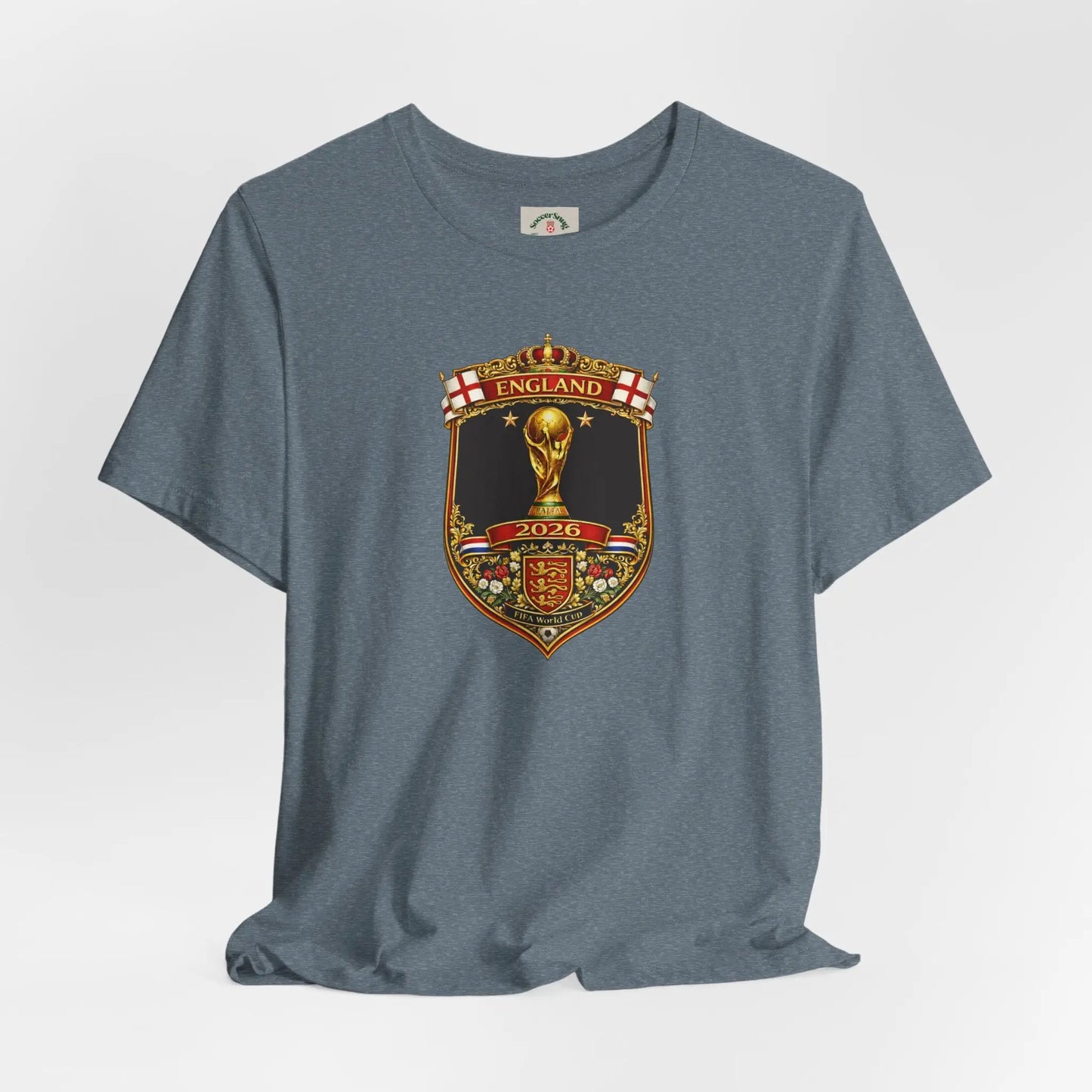 England World Cup 2026 Unisex Cotton Crew Tee by Printify