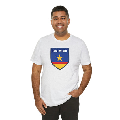 Cabo Verde Shield T‑Shirt — Cape Verde Pride Travel Tee by Printify