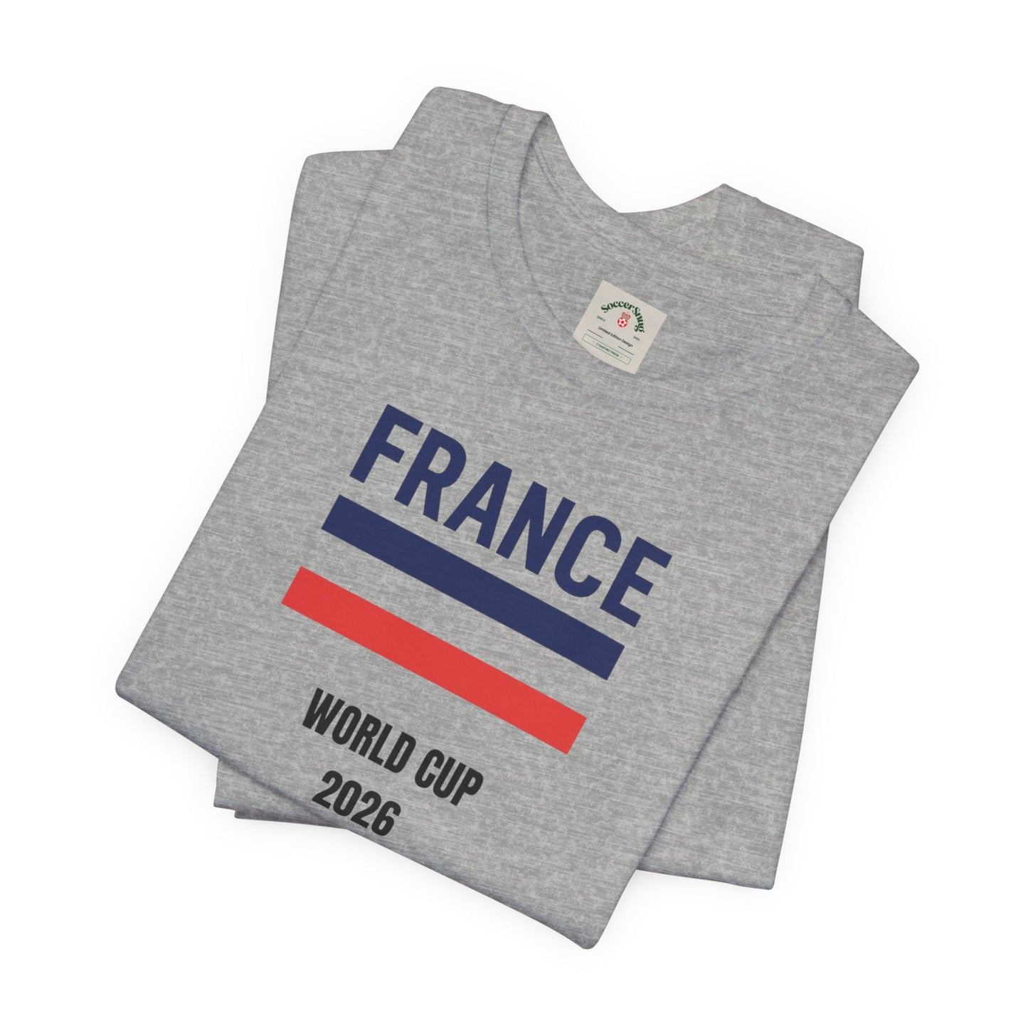 France World Cup 2026 Unisex Cotton Crew Tee