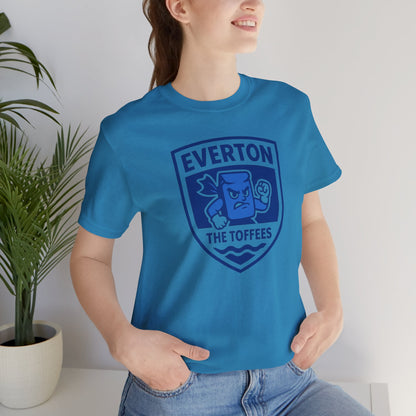 Everton 'The Toffees' Crest T-Shirt — Football Fan Tee