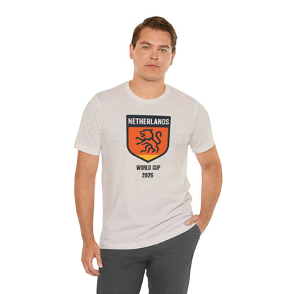 Netherlands World Cup 2026 Unisex Cotton Crew Tee by Printify