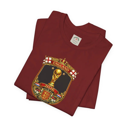England World Cup 2026 Unisex Cotton Crew Tee by Printify