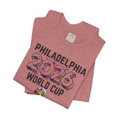 Philadelphia World Cup 2026 Unisex Streetwear Cotton Crew Tee