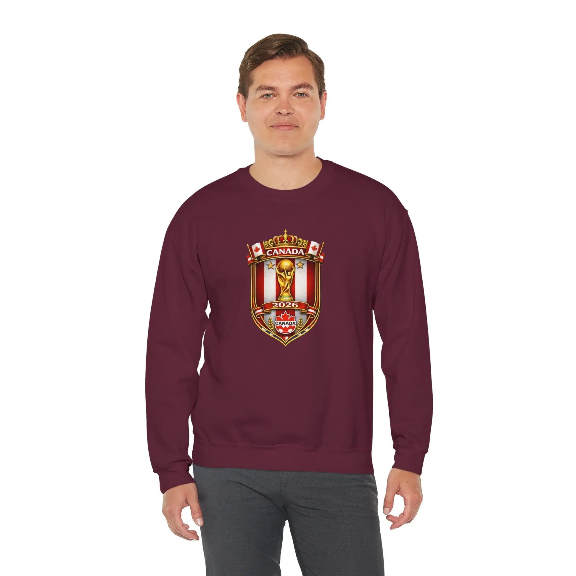 Canada World Cup 2026 Crewneck Sweatshirt by Printify