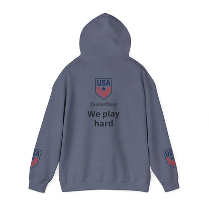 Customizable - SoccerSnug Heavy Blend Hoodie Unisex With Front Pocket Drawcord by Printify