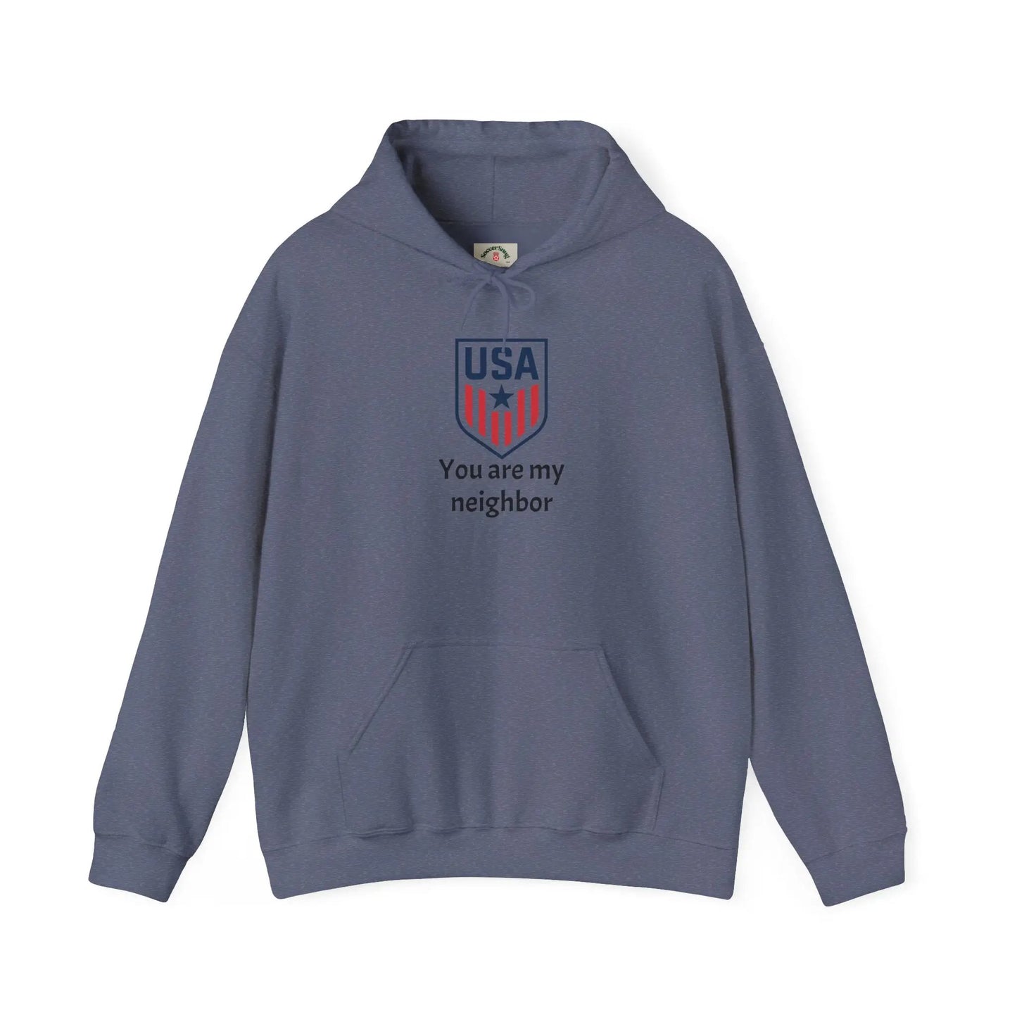 Gildan Heavy Blend Hoodie Unisex With Front Pocket Drawcord by Printify