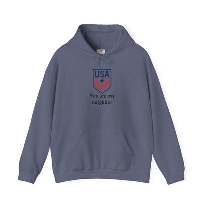 Gildan Heavy Blend Hoodie Unisex With Front Pocket Drawcord by Printify
