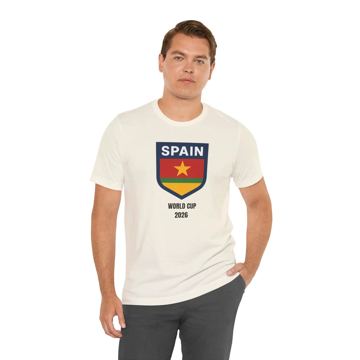 Spain World Cup 2026 Unisex Cotton Crew Tee by Printify