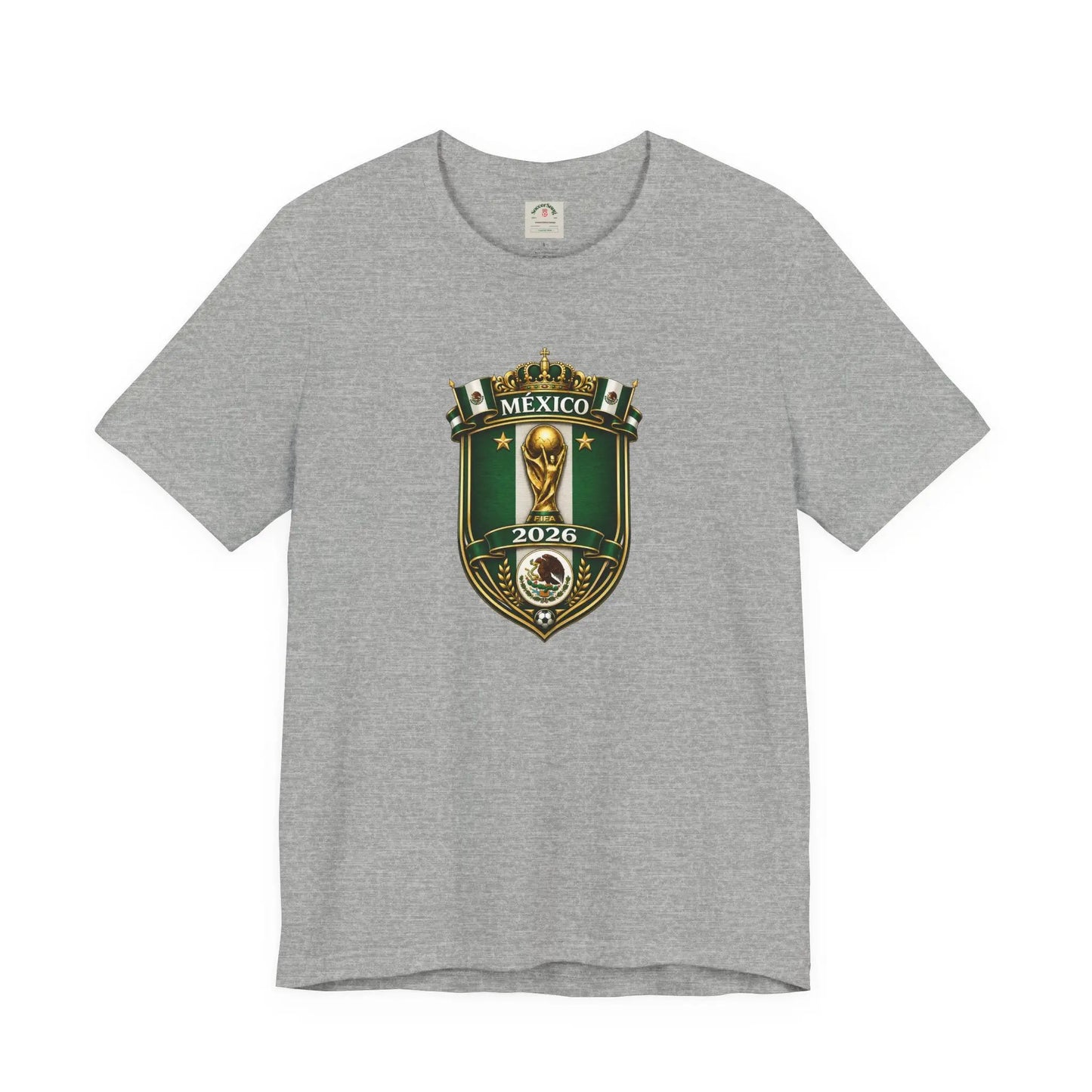 Mexico 2026 World Cup Crest T-Shirt — Soccer Fan Jersey Tee by Printify