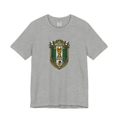 Mexico 2026 World Cup Crest T-Shirt — Soccer Fan Jersey Tee by Printify