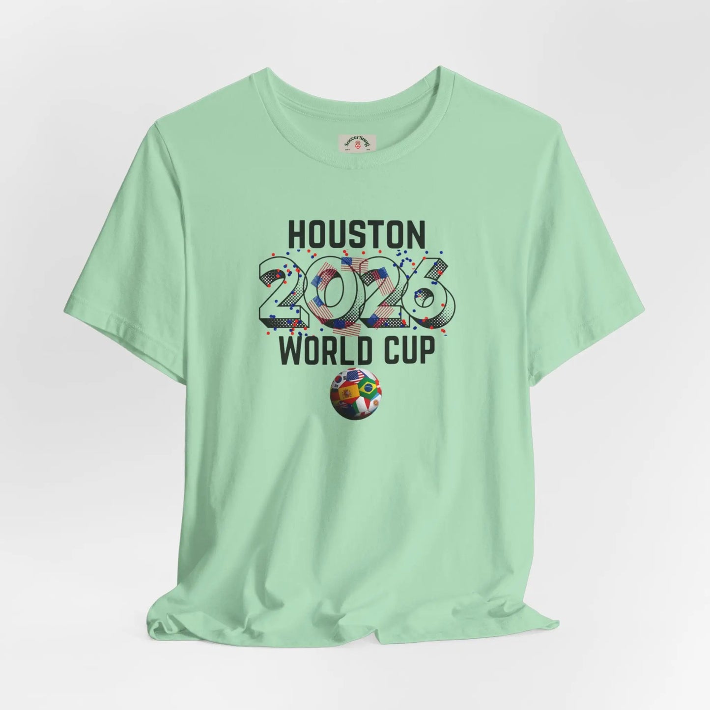 Houston World Cup 2026 Host Unisex Cotton Crew Tee by Printify