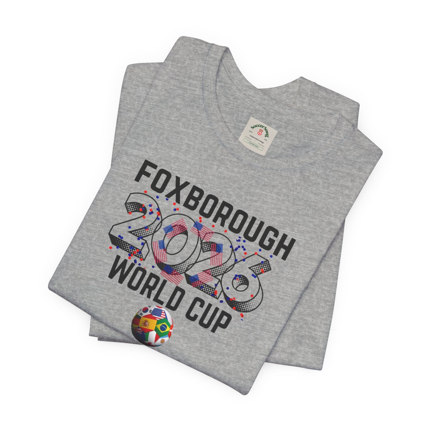 Fox Borough World Cup 2026 Host Unisex Cotton Crew Tee
