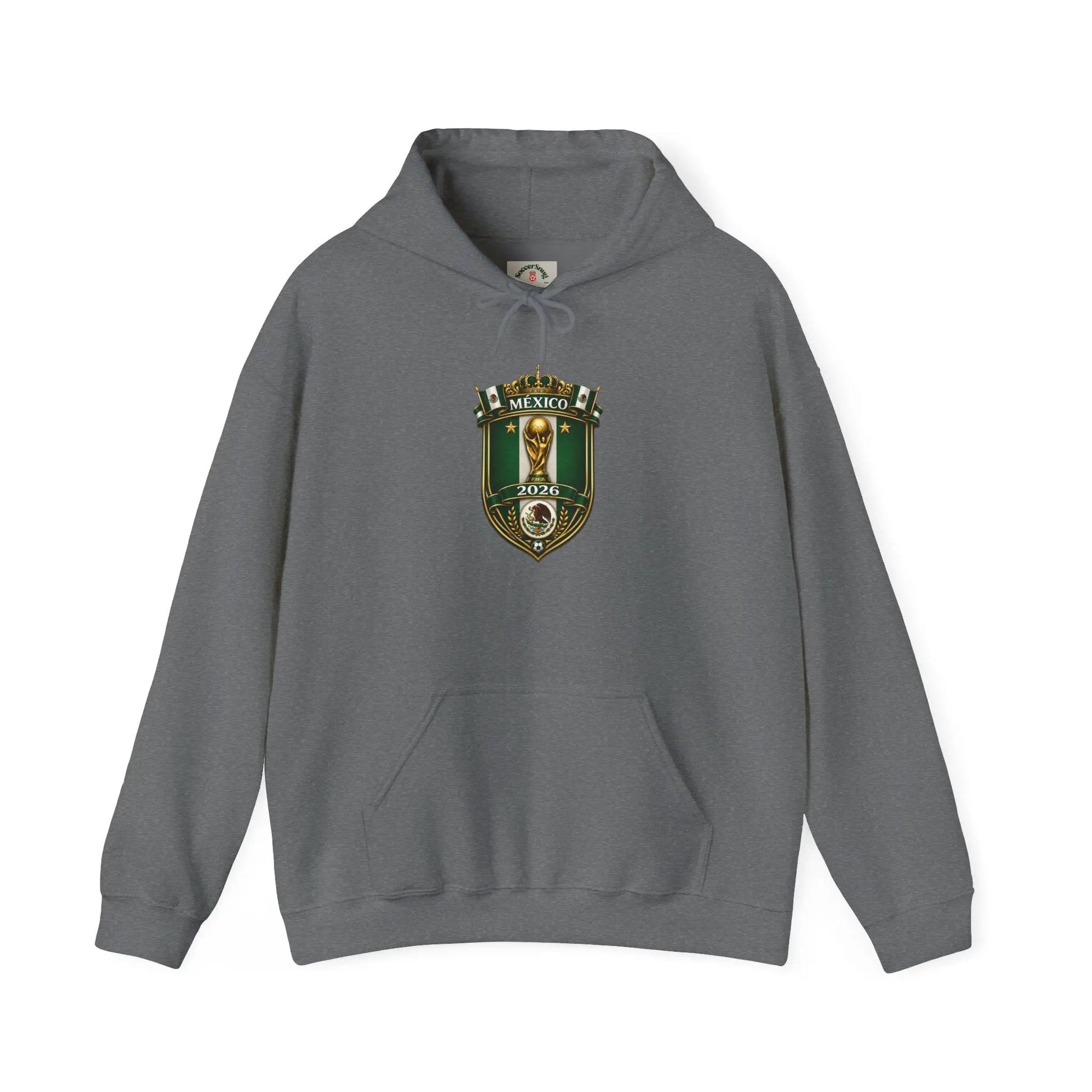 Mexico World Cup Slytherin Crest Hoodie – Hogwarts House Green Shield Pullover by Printify