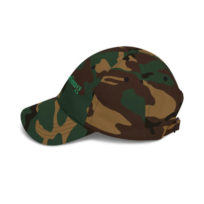 SoccerSnug Embroidered Dad Cap Casual Soccer Fan Baseball Hat by Printify