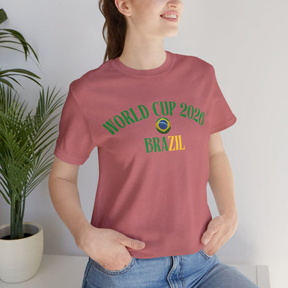 World Cup 2026 Brazil Tee – Brazil Soccer Fan T-Shirt