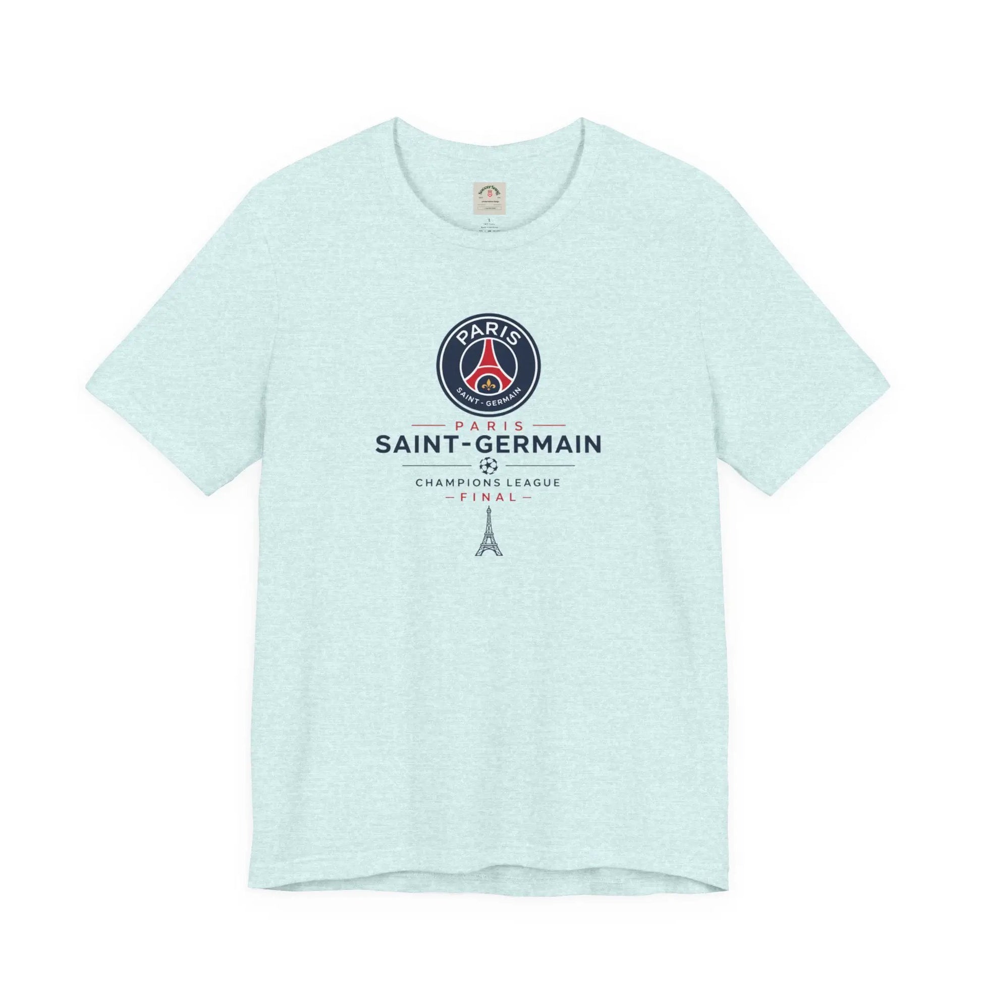PSG Champions League Final Unisex Soccer Jersey Short Sleeve Tee by Printify