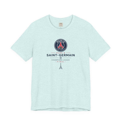 PSG Champions League Final Unisex Soccer Jersey Short Sleeve Tee by Printify