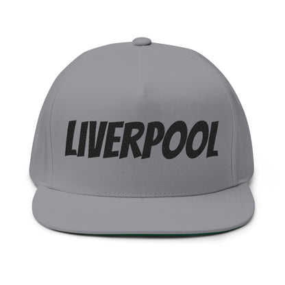 Liverpool Embroidered Flat Bill Cap — Bold Streetwear Snapback Hat